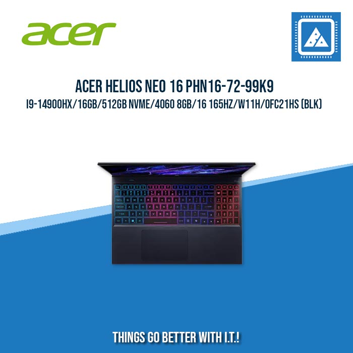 ACER HELIOS NEO 16 PHN16-72-99K9 I9-14900HX/16GB/512GB NVME/4060 8GB | BEST FOR GAMING AND AUTOCAD LAPTOP ACER HELIOS NEO 16 PHN16-72-99K9 I9-14900HX/16GB/512GB NVME/4060 8GB | BEST FOR GAMING AND AUTOCAD LAPTOP